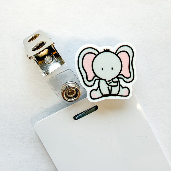 Badge Topper / CHARM COLLECTION - Elephant - Charm Only - BadgeSmith