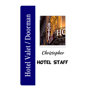 Custom Staff Badge with Photo - BadgeSmith