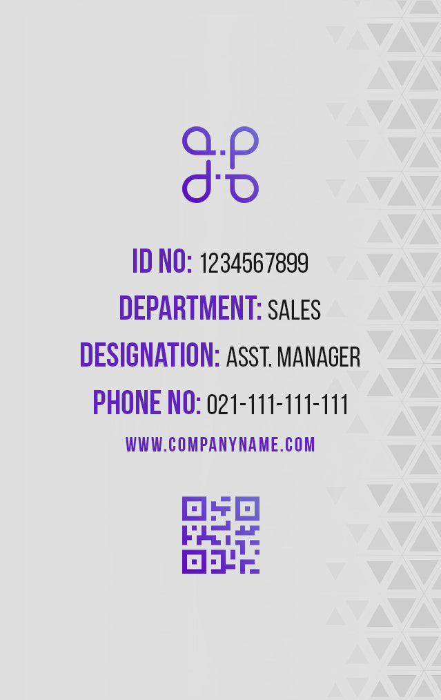 Modern Office Staff Badge - Customizable Design - BadgeSmith