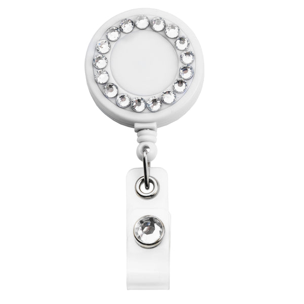 Rhinestone Badge Reel - BadgeSmith
