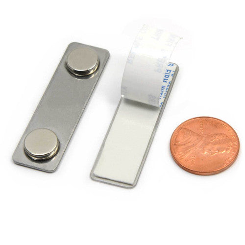 Magnetic Badge Clip with Adhesive - BadgeSmith