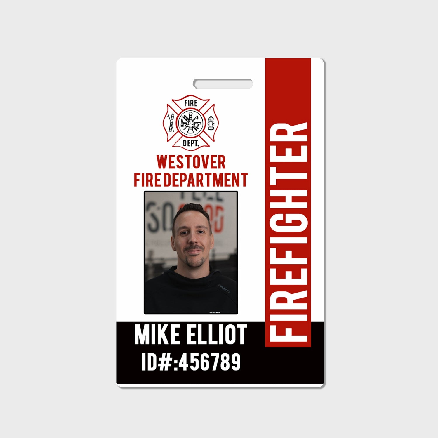 Firefighter ID Badge - BadgeSmith