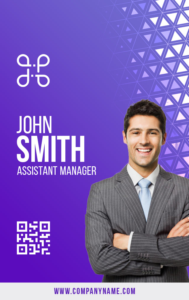 Modern Office Staff Badge - Customizable Design - BadgeSmith