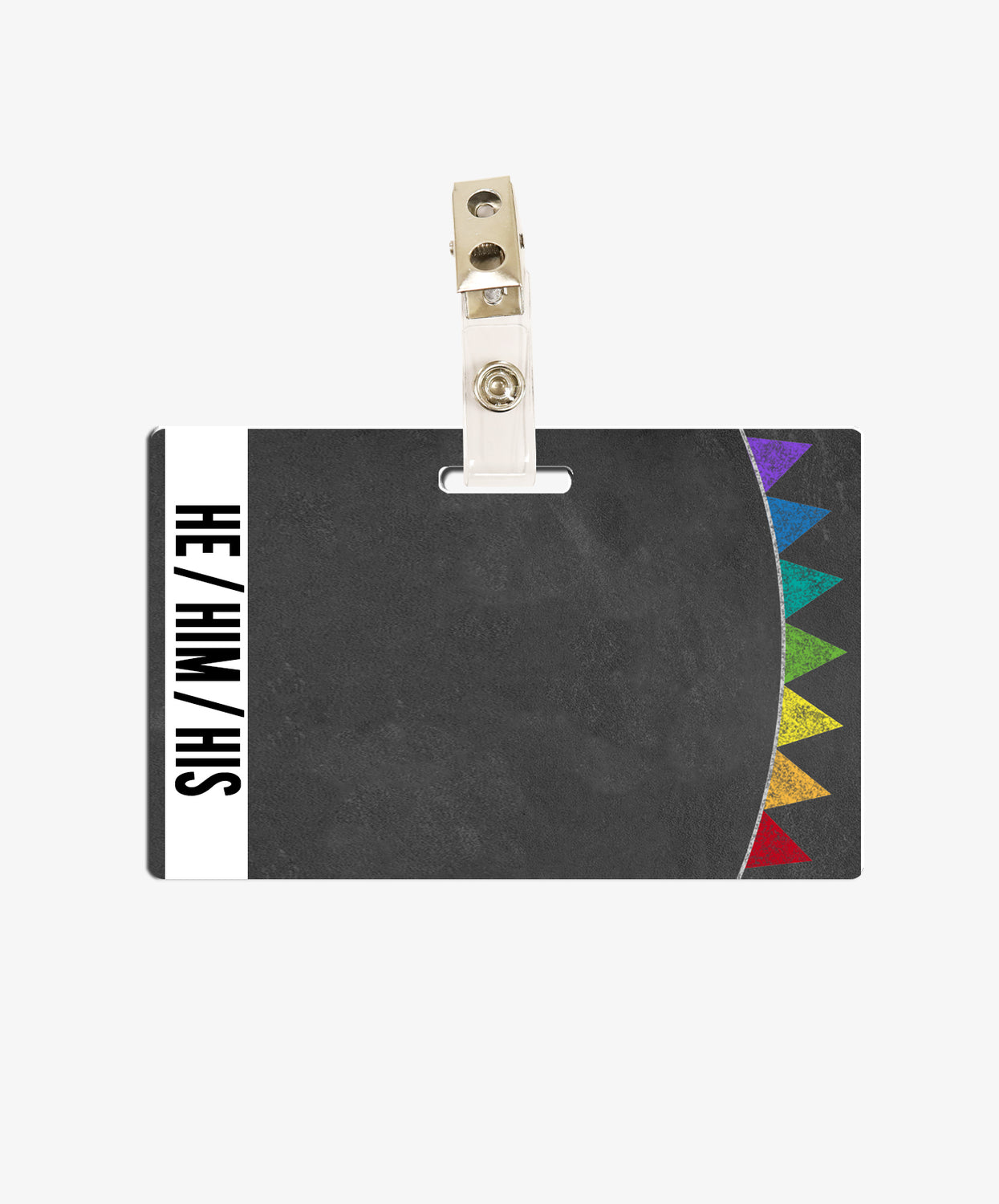 Banner Pronouns Badge Buddy - BadgeSmith