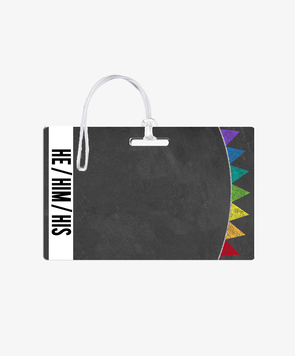 Banner Pronouns Badge Buddy - BadgeSmith