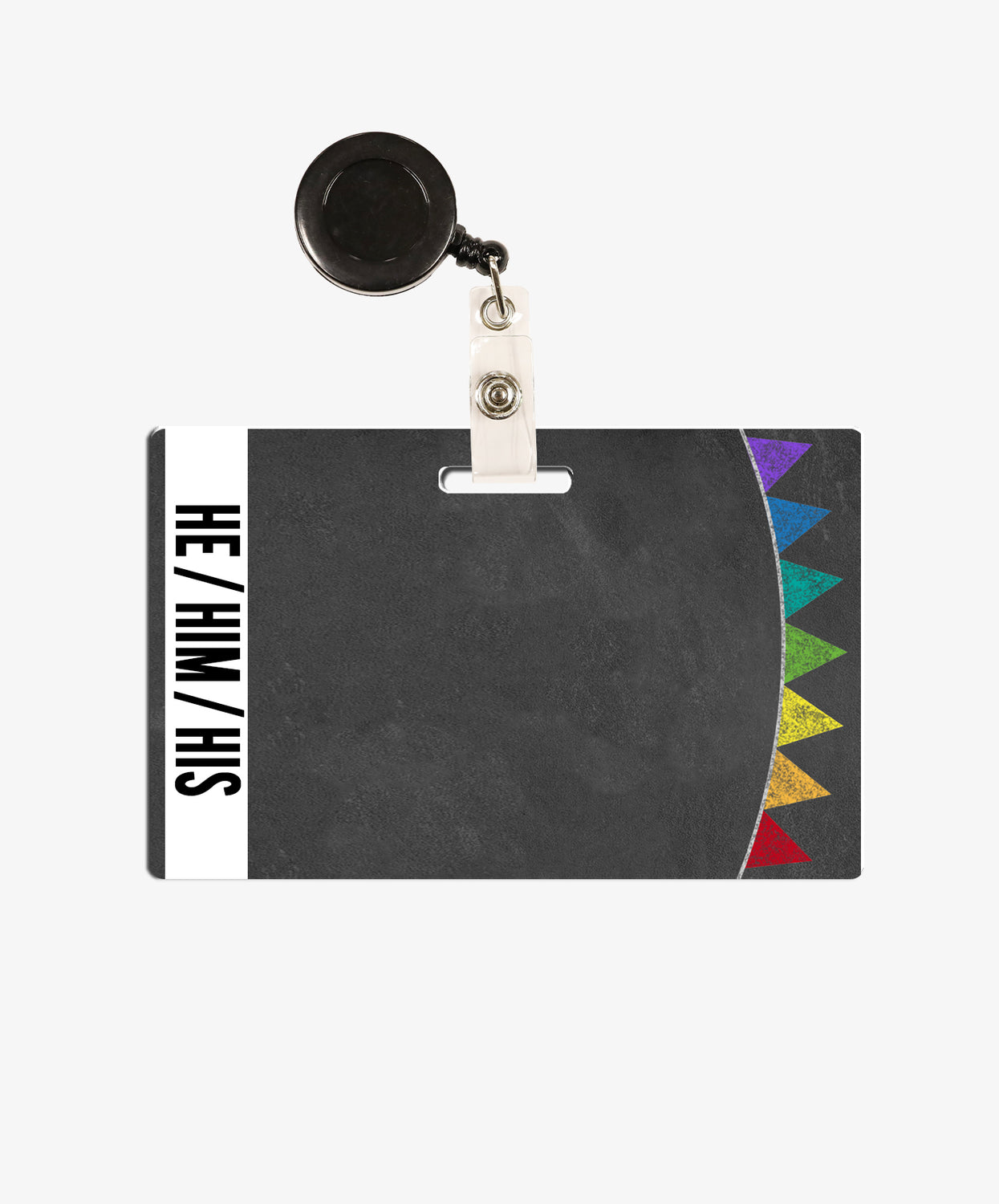 Banner Pronouns Badge Buddy - BadgeSmith