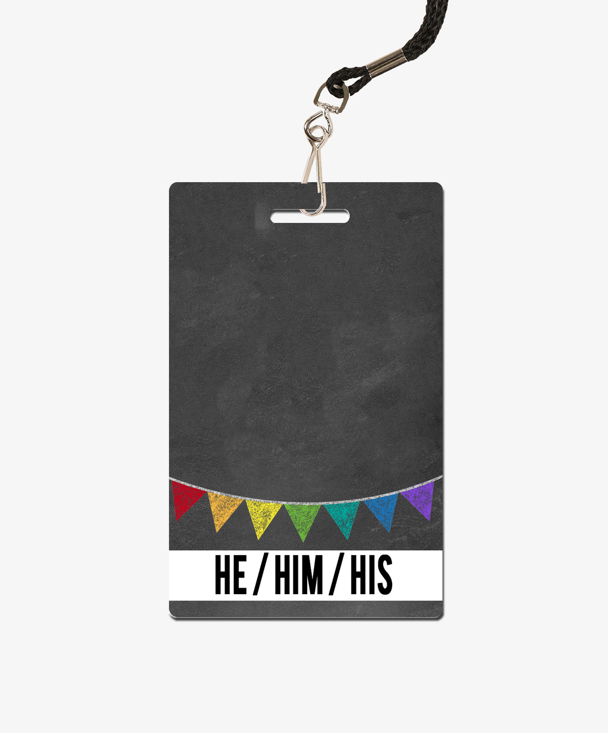 Banner Pronouns Badge Buddy - BadgeSmith