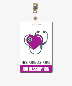 Nurse ID Card Badge for Hospital - BadgeSmith