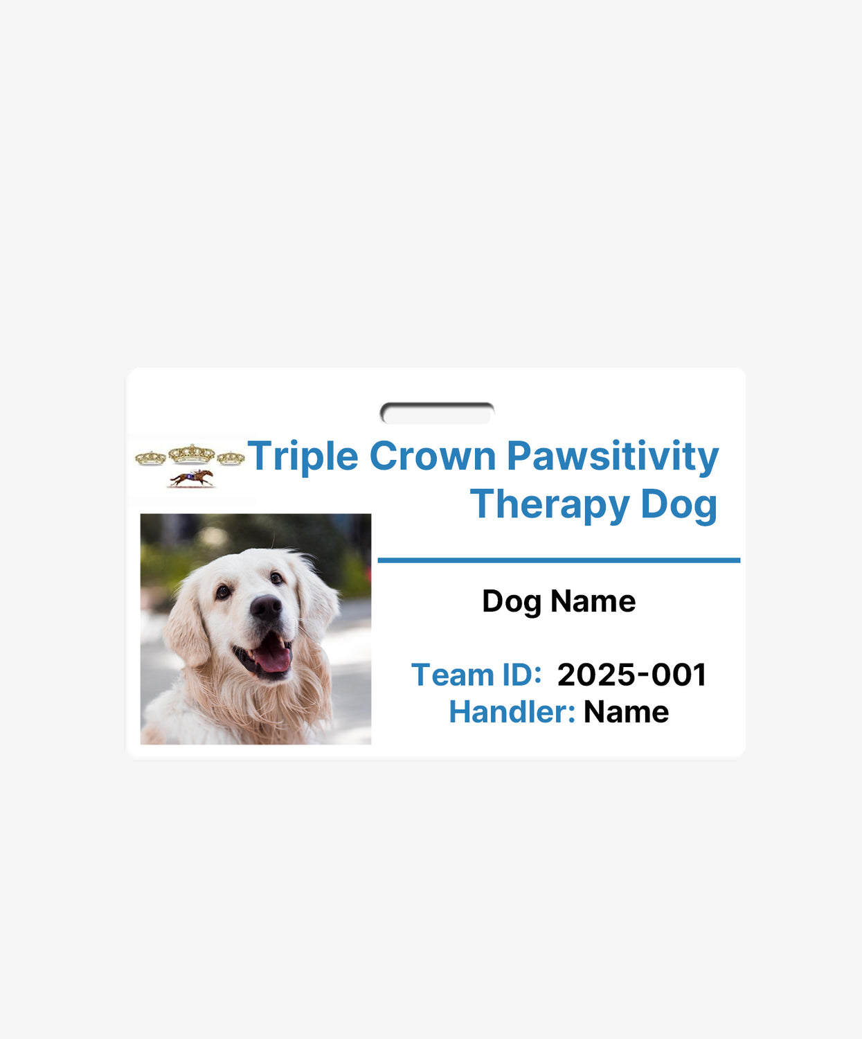 Triple Crown Kennel and Stable, Inc Horizontal - BadgeSmith