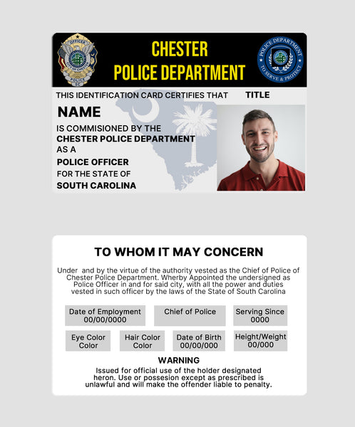 Chester Police Department - BadgeSmith