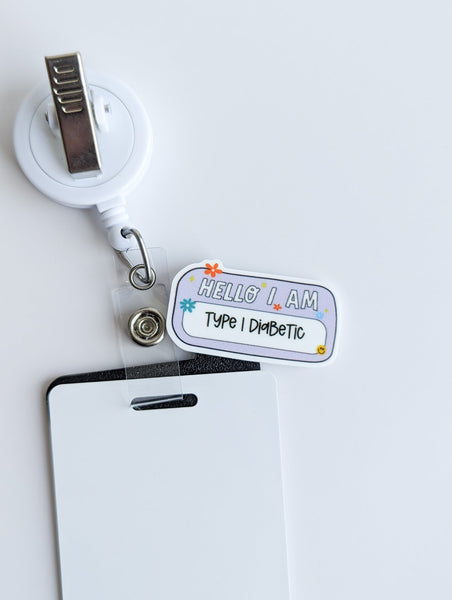 Badge Topper / CHARM COLLECTION - Type I Diabetic - Charm Only - BadgeSmith