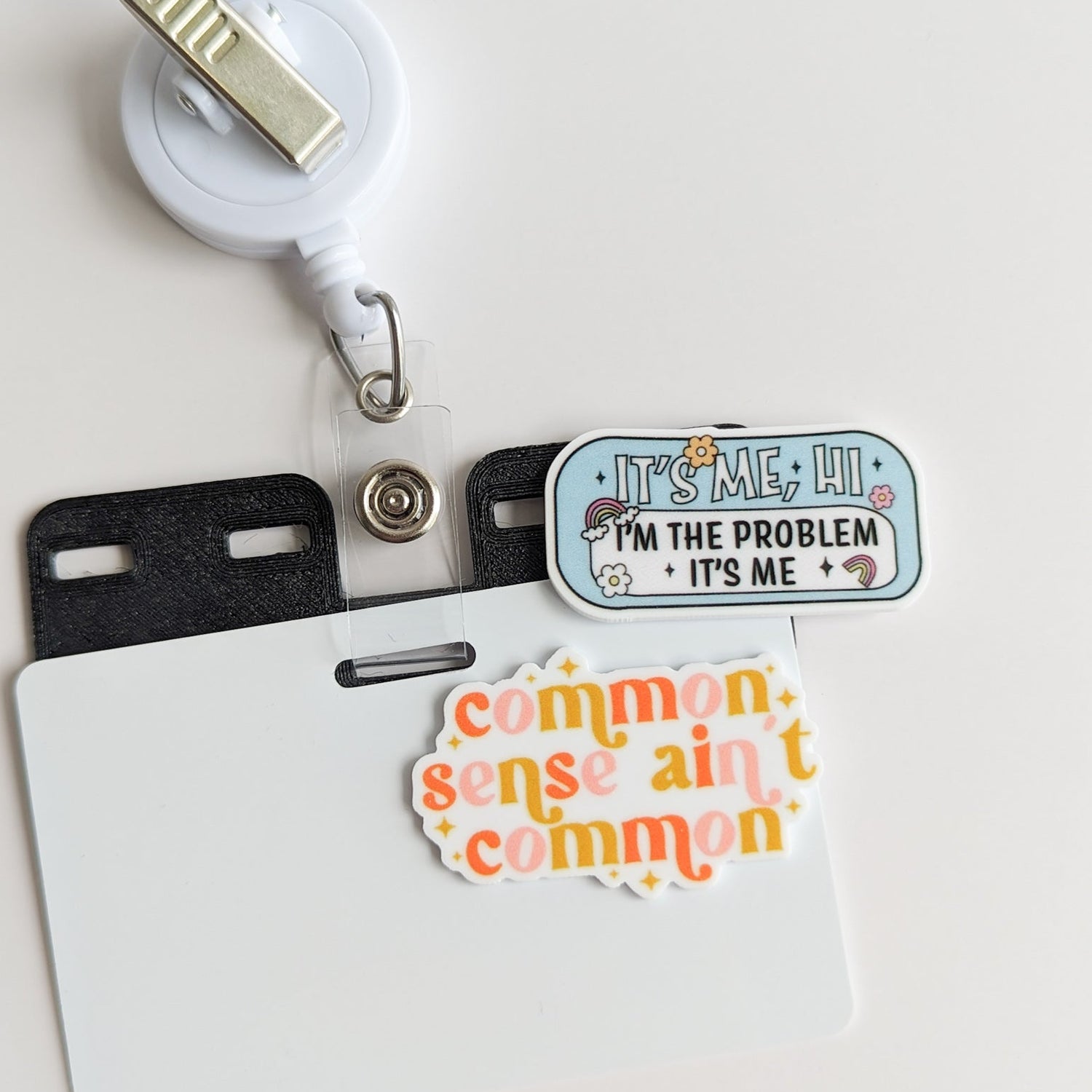Badge Topper / CHARM COLLECTION  - Phrases - Charm Only