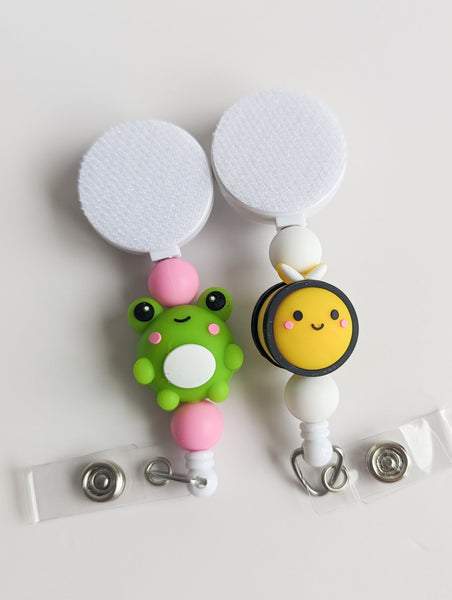 Frog / Bee / Animal Interchangeable Badge Reel - BadgeSmith