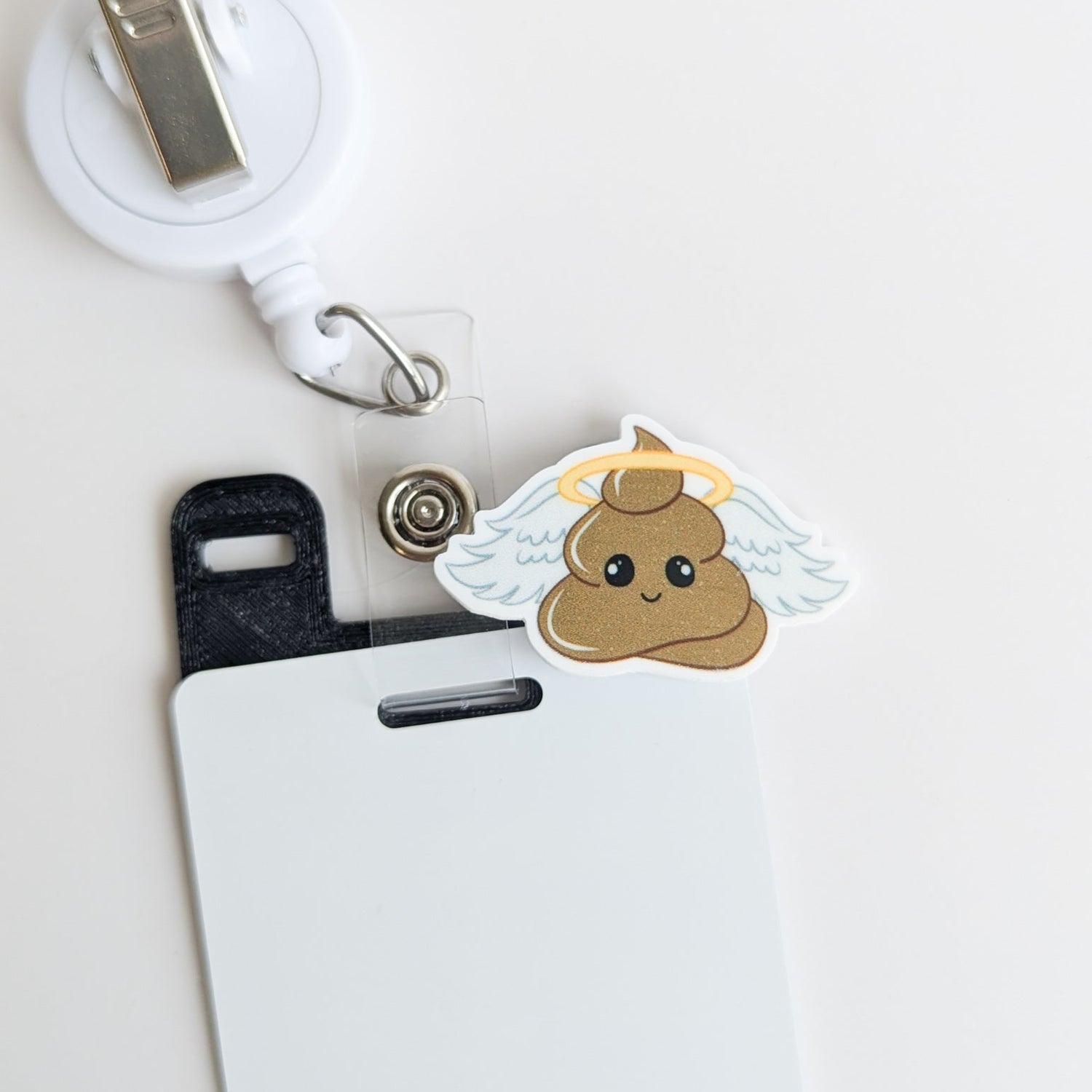 Badge Topper / CHARM COLLECTION  - Poop Angel - Charm Only