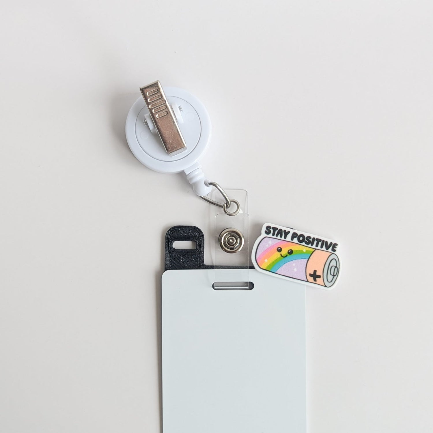 Badge Topper / CHARM COLLECTION  - Stay Positive - Charm Only
