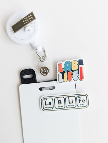 Badge Topper / CHARM COLLECTION - Lab Life - Charm Only - BadgeSmith