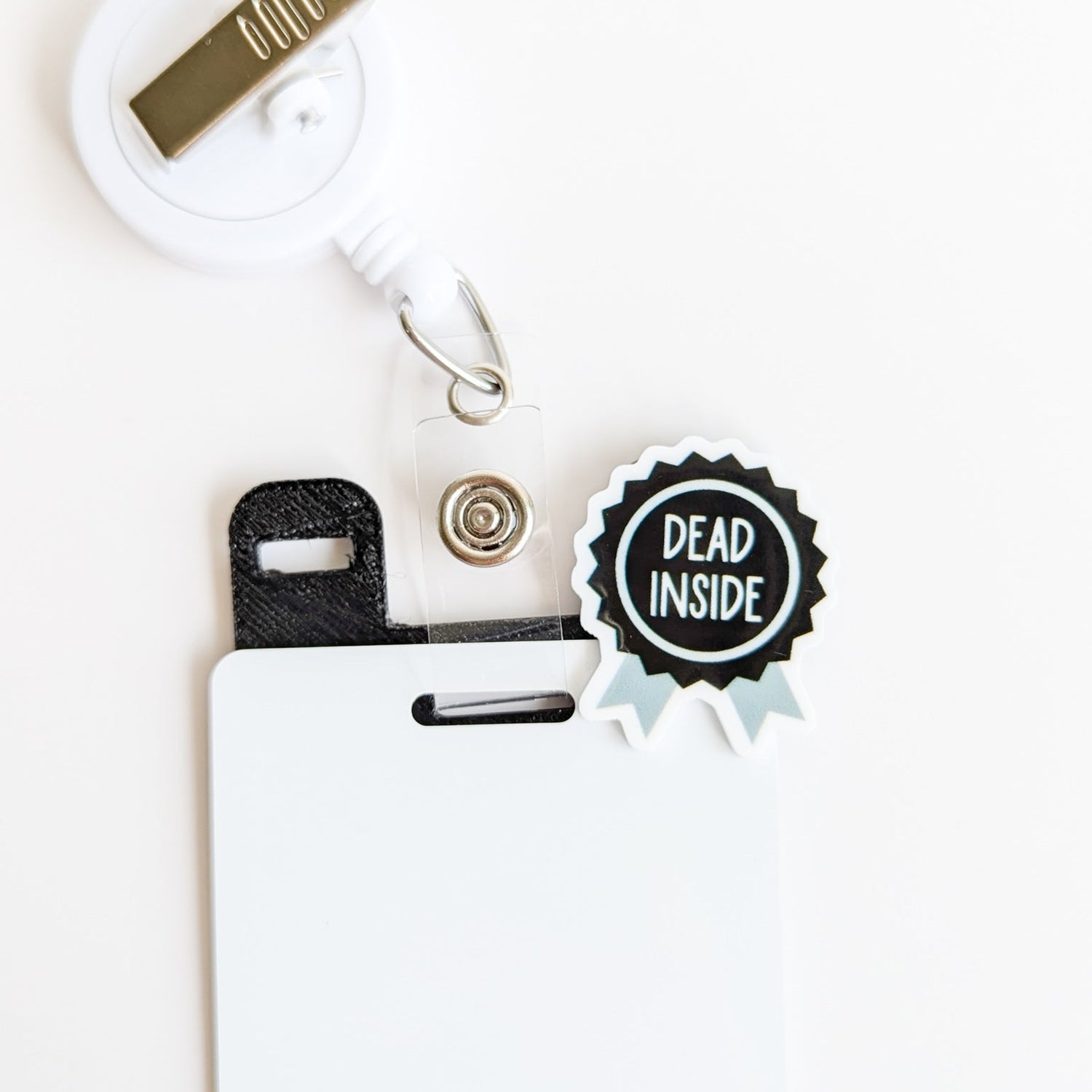 Badge Topper / CHARM COLLECTION  - Dead Inside - Charm Only