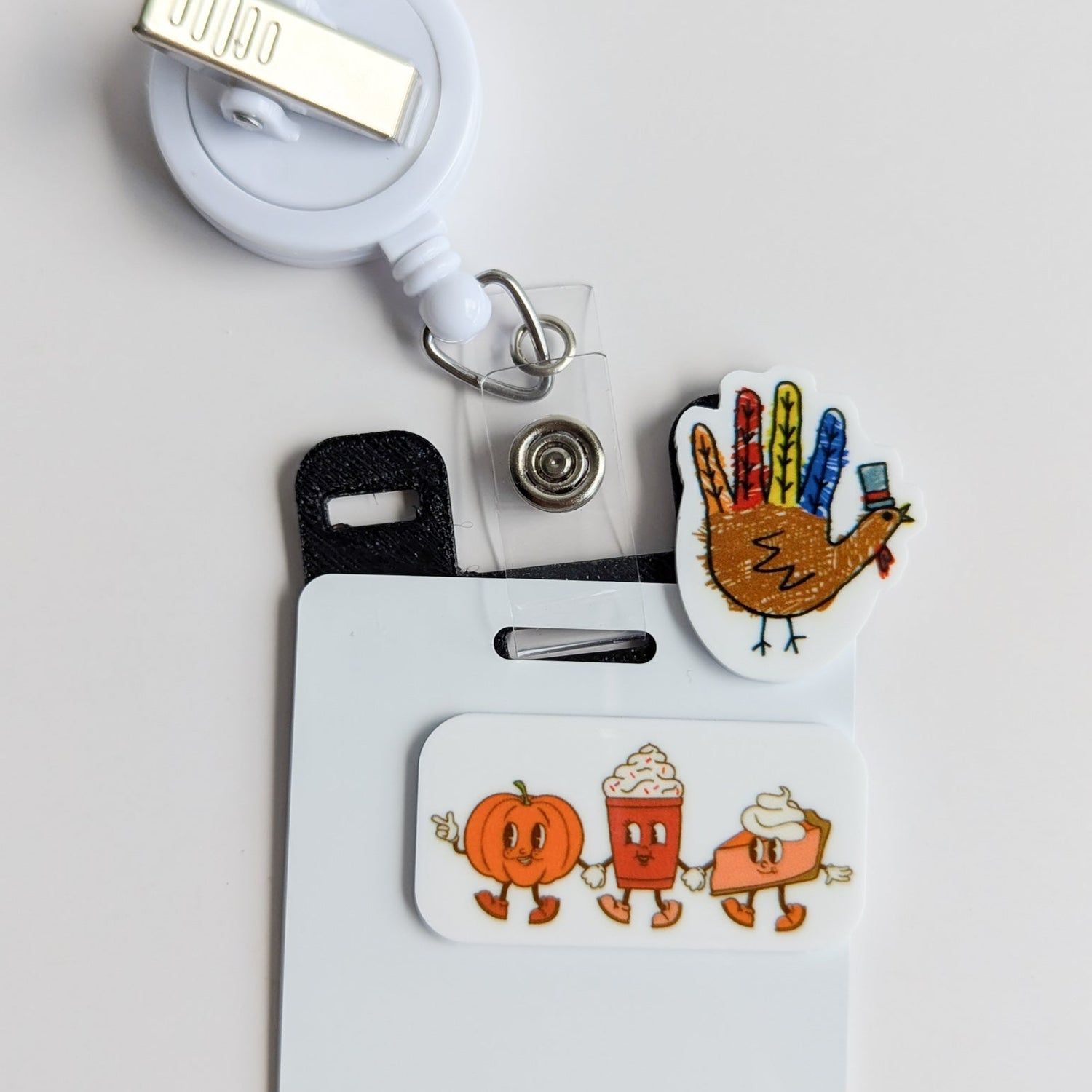 Badge Topper / CHARM COLLECTION  -  Fall Thanksgiving - Charm Only
