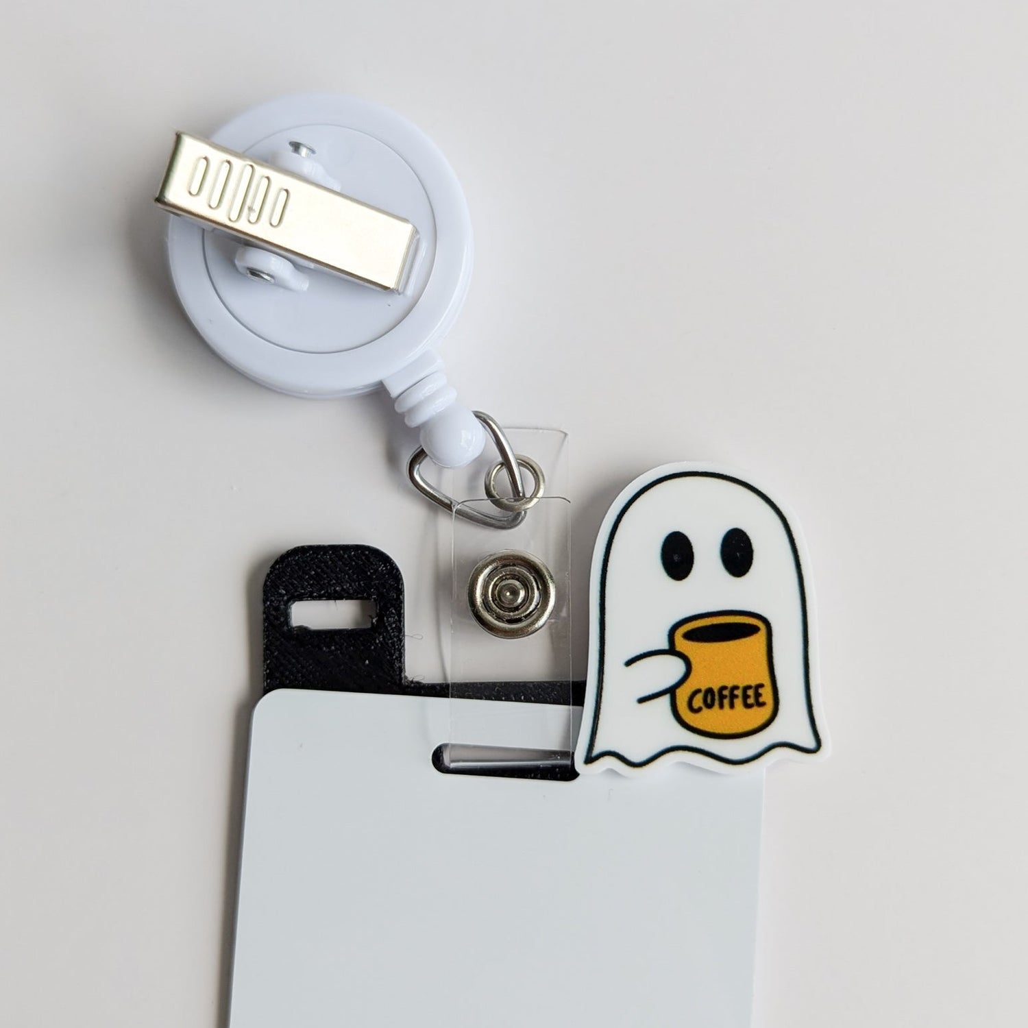 Badge Topper / CHARM COLLECTION  - Ghost Coffee - Charm Only
