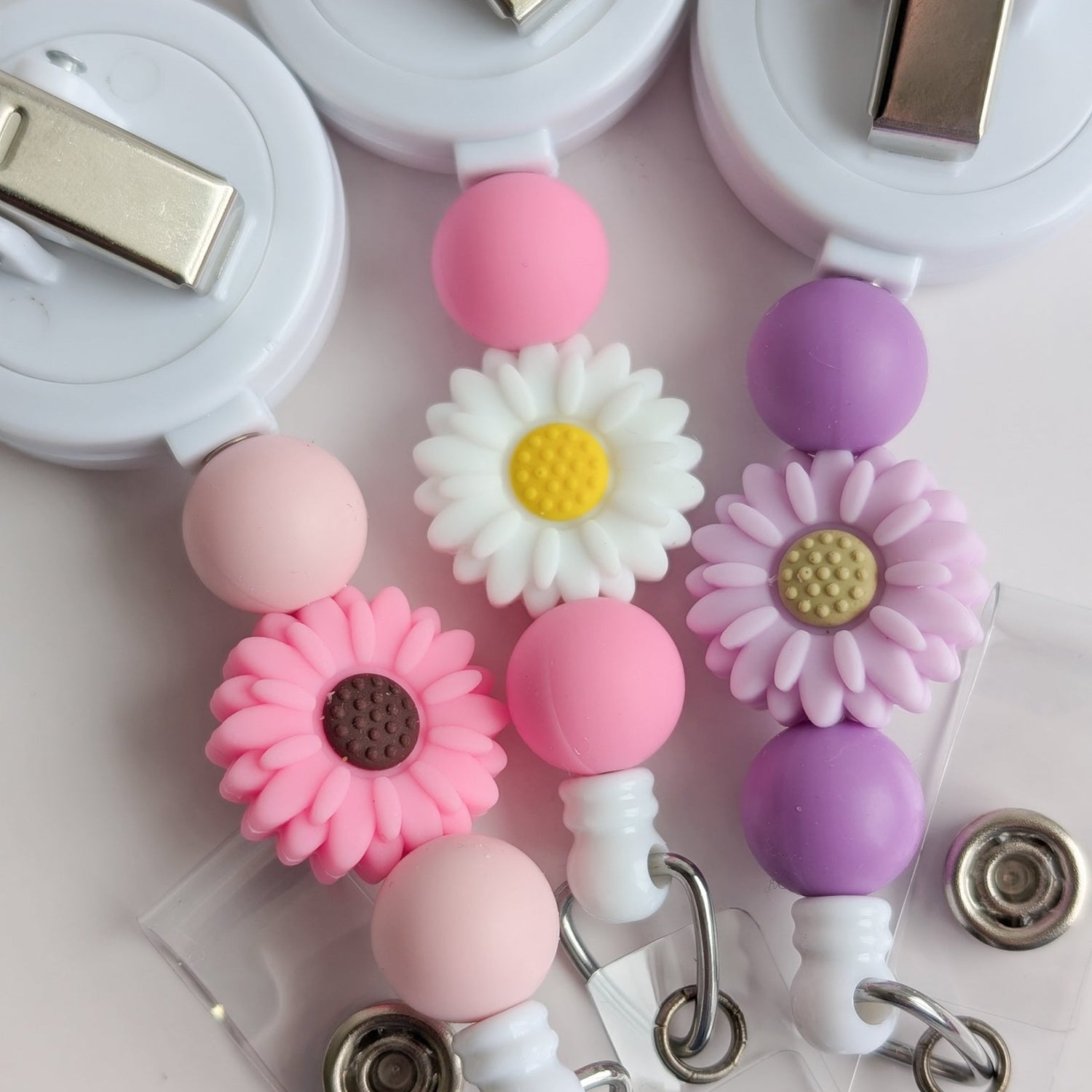 NEW Flower / Interchangeable Badge Reel