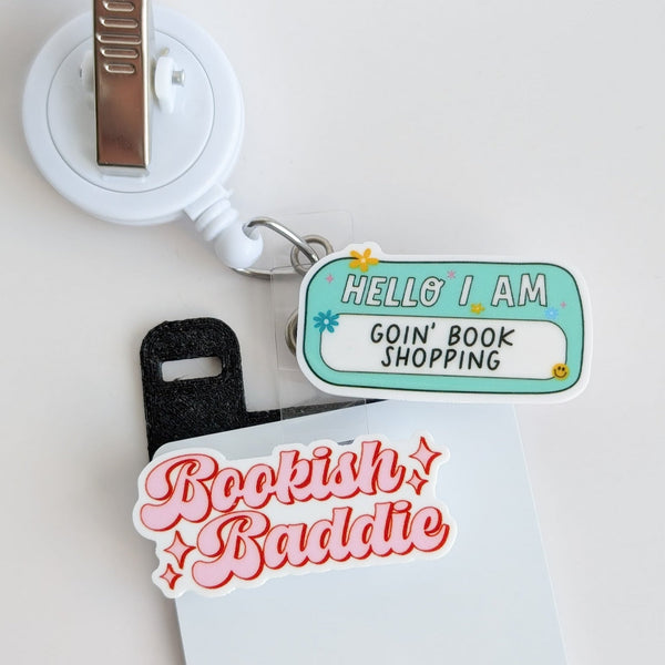 Badge Topper / CHARM COLLECTION - Book Read - Charm Only - BadgeSmith