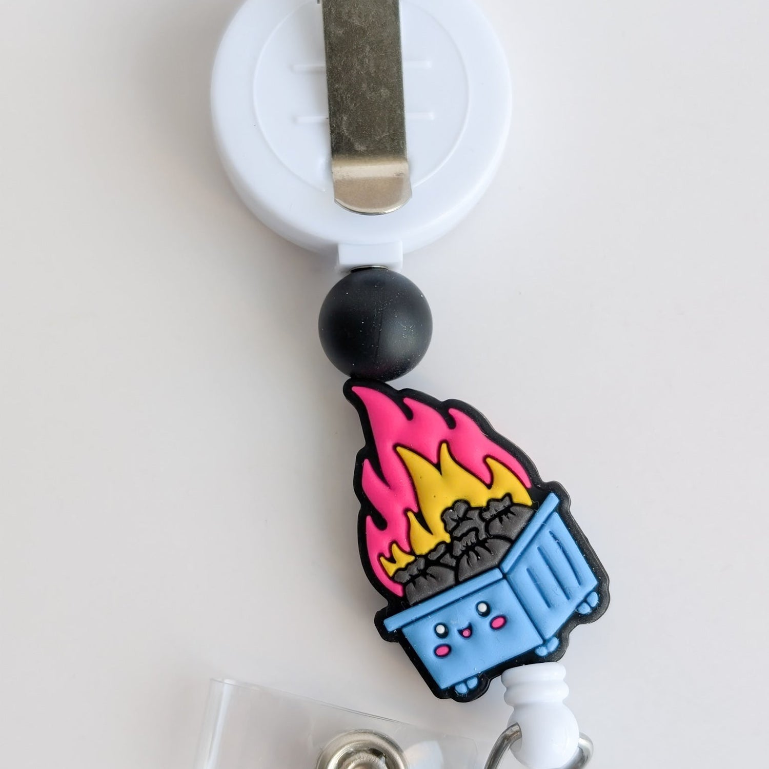 Dumpster Fire / Interchangeable Badge Reel
