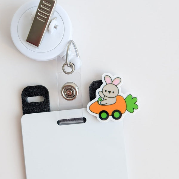 Badge Topper / CHARM COLLECTION - Easter Bunny - Charm Only - BadgeSmith