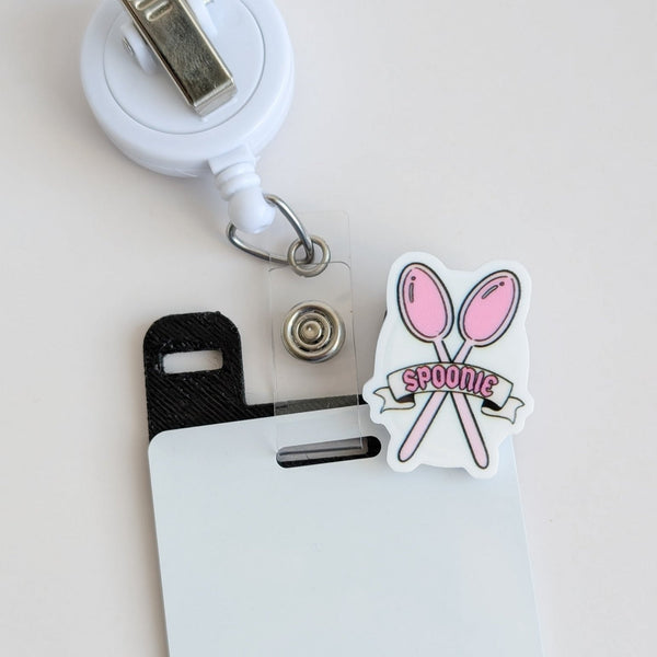 Badge Topper / CHARM COLLECTION - Spoonie - Charm Only - BadgeSmith