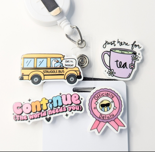 Badge Topper / CHARM COLLECTION - Trendy - Charm Only - BadgeSmith
