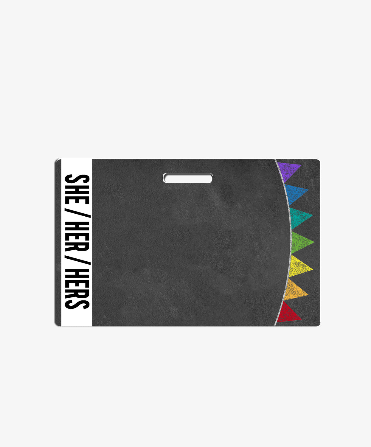 Banner Pronouns Badge Buddy - BadgeSmith