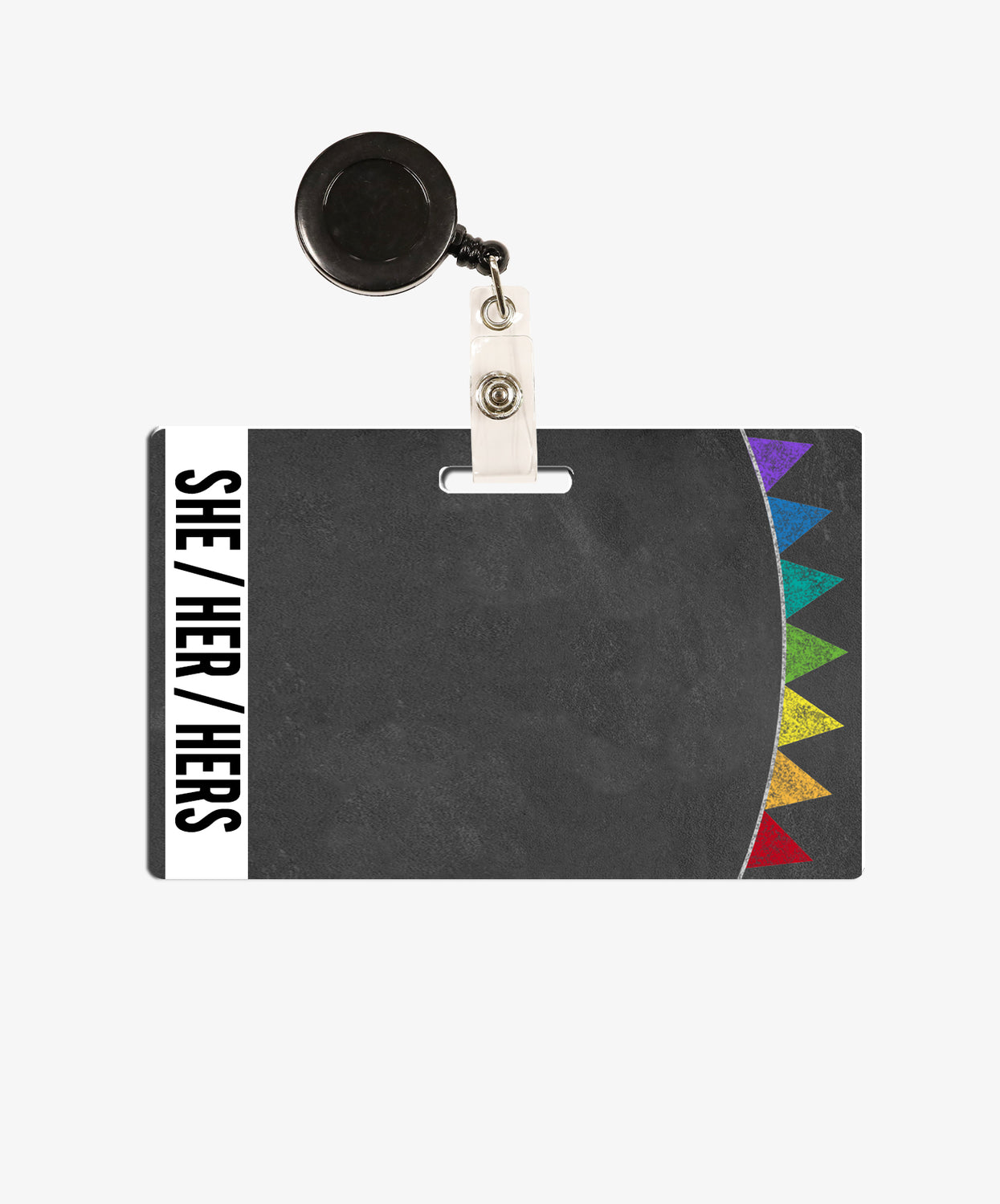 Banner Pronouns Badge Buddy - BadgeSmith