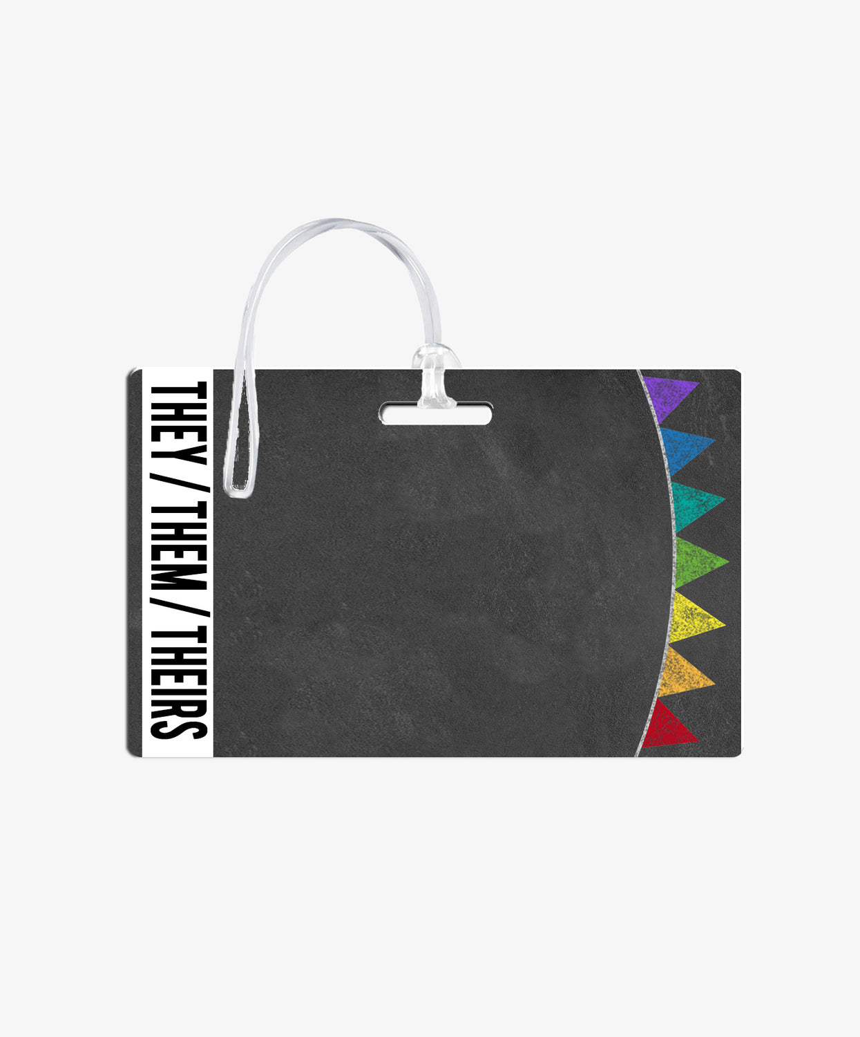 Banner Pronouns Badge Buddy - BadgeSmith