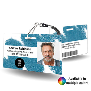 Abstract Staff ID Card - BadgeSmith