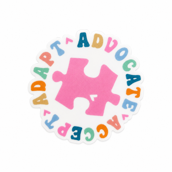 Adapt, Advocate, Accept | Plastic Add-On - BadgeSmith