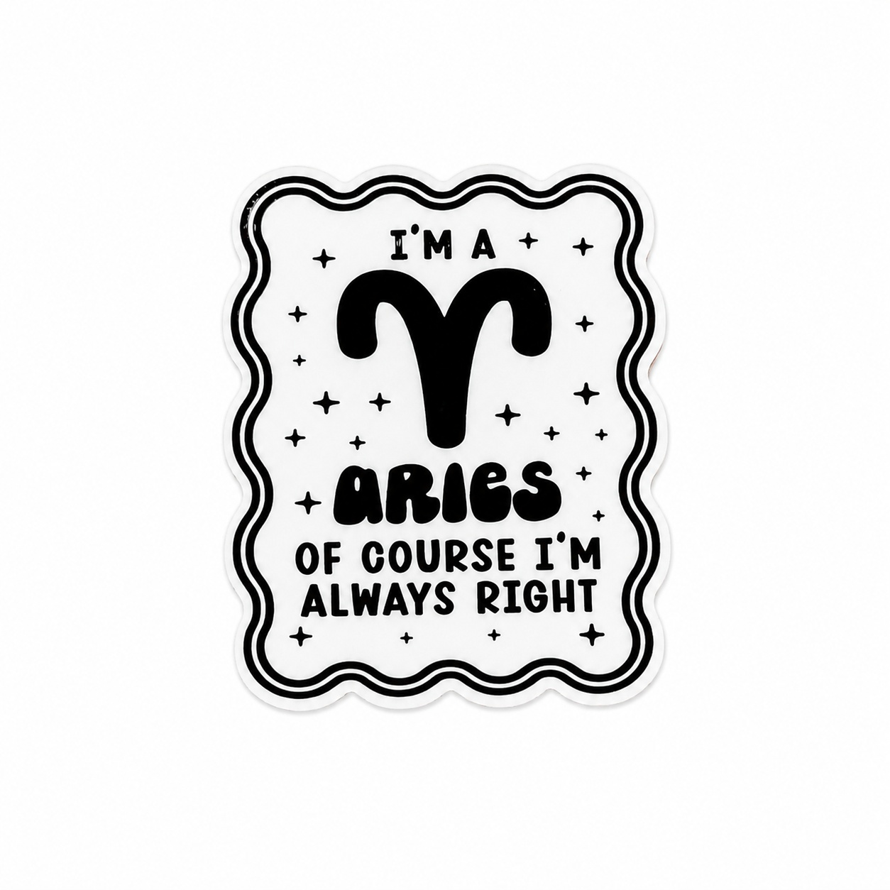 Aires Sign | Plastic Add-On - BadgeSmith