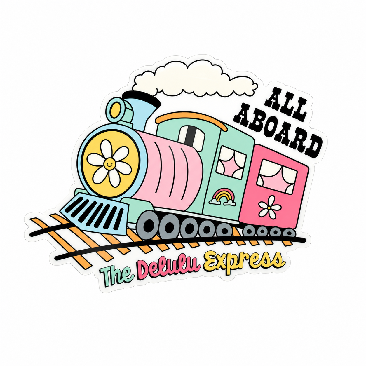 The Delulu Express | Plastic Add-On - BadgeSmith
