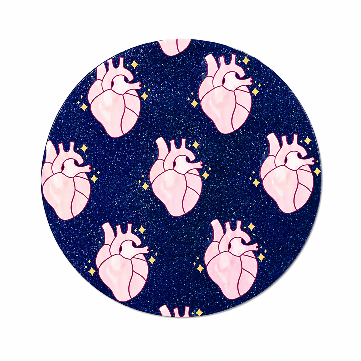 Anatomical Heart | Hard Board Add-On - BadgeSmith