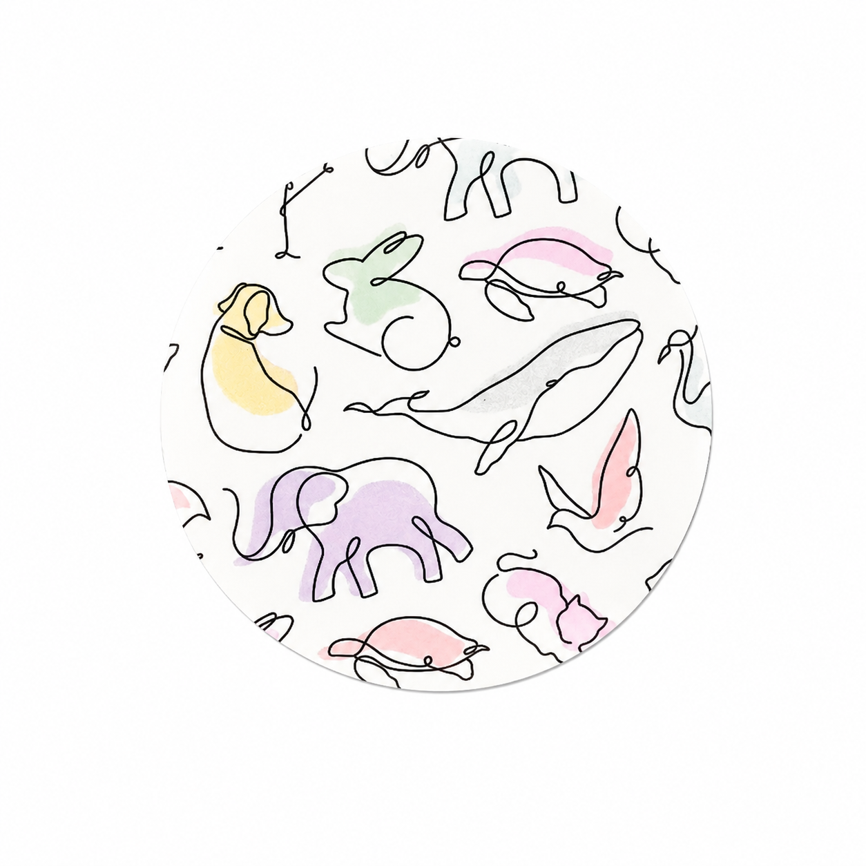 Animal Line Art | Hard Board Add-On - BadgeSmith