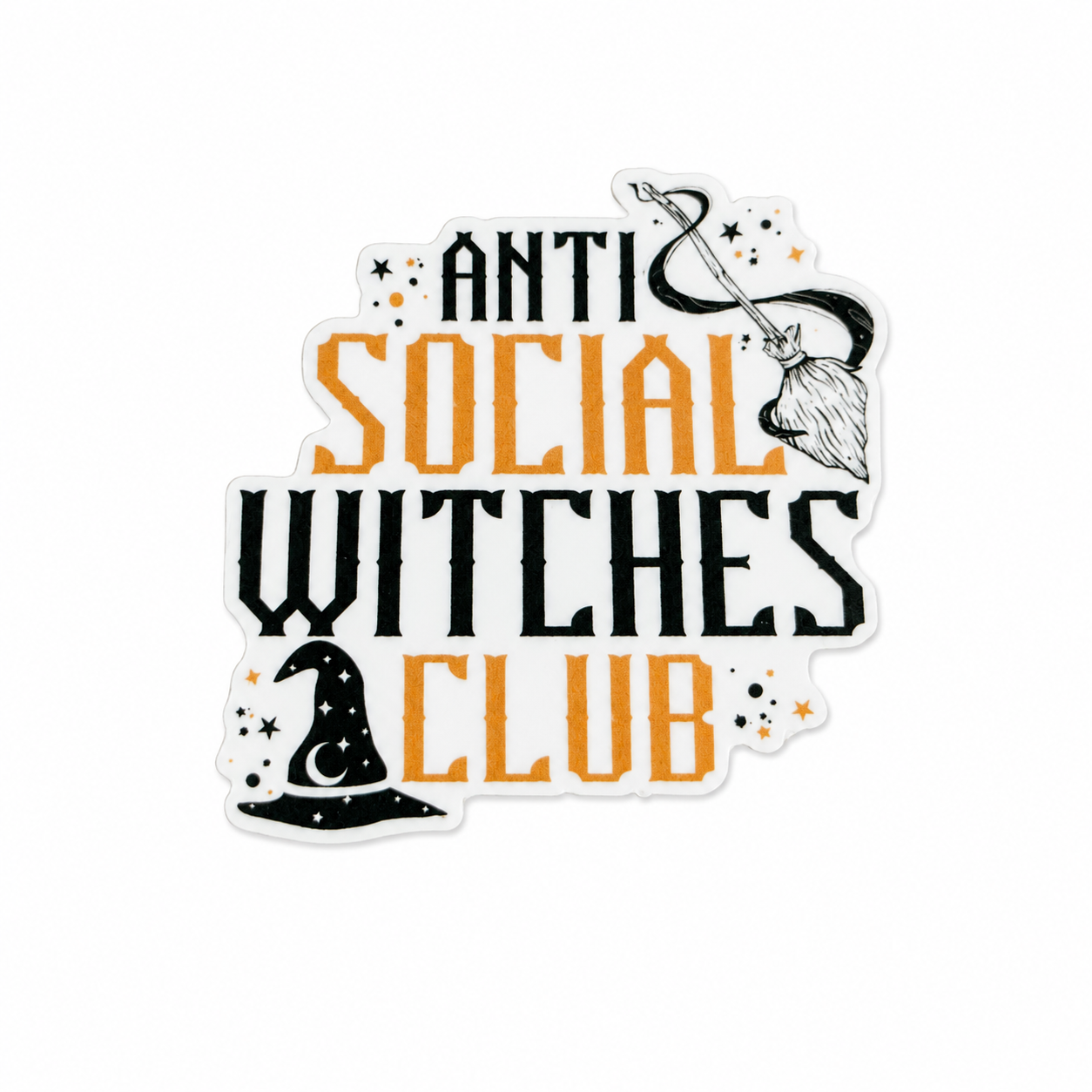 Anti Social Witches Club | Plastic Add-On - BadgeSmith