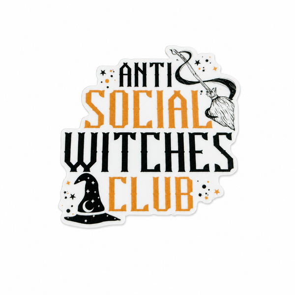 Anti Social Witches Club | Plastic Add-On - BadgeSmith