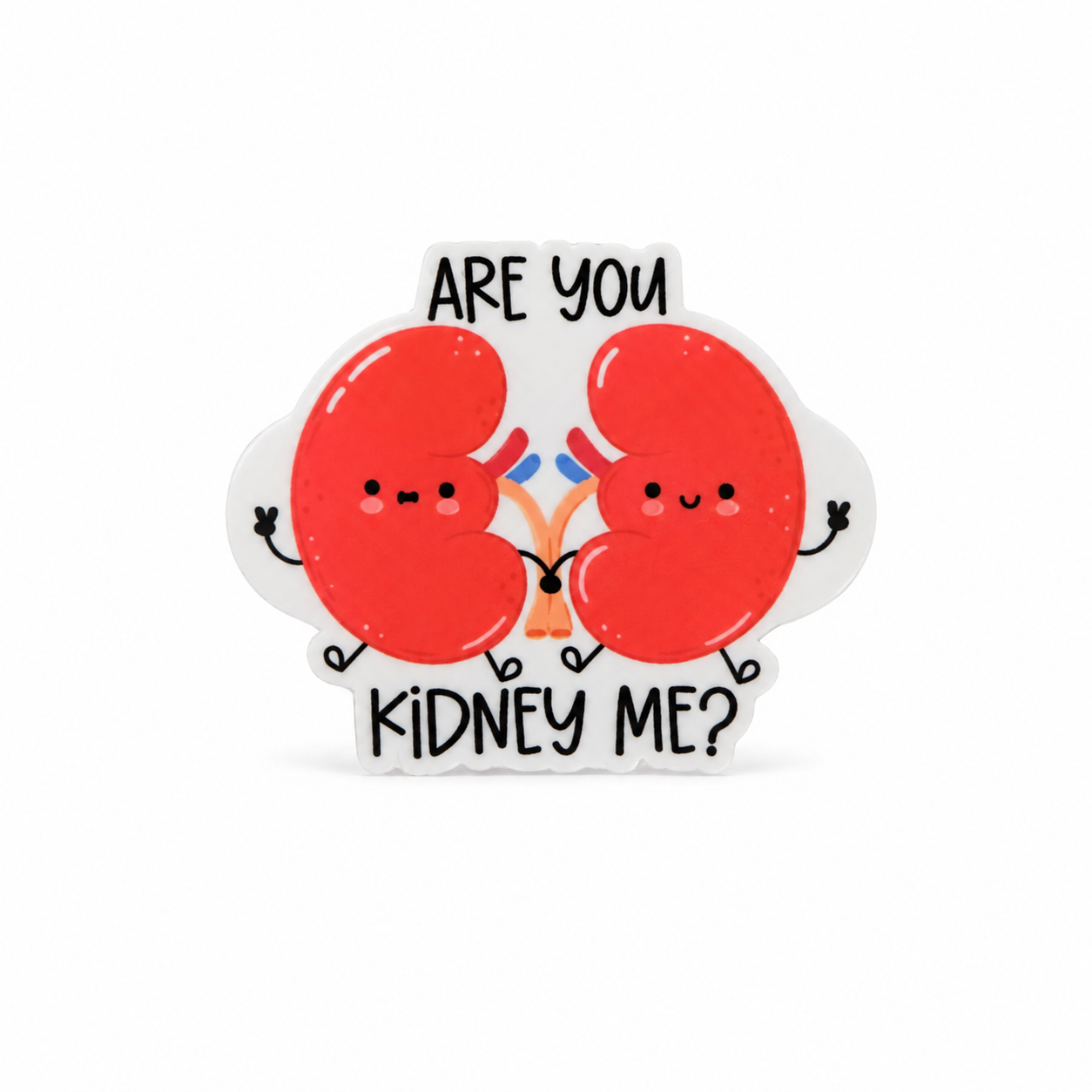 Are You Kidney Me? | Plastic Add-On - BadgeSmith