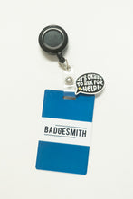 Load image into Gallery viewer, “It’s Okay to Ask for Help” Ribbon Badge Charm - BadgeSmith

