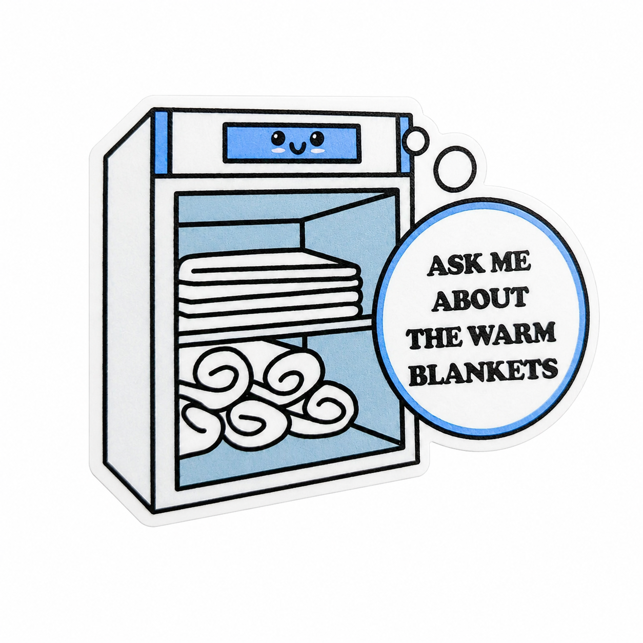 Warm Blankets | Plastic Add-On - BadgeSmith