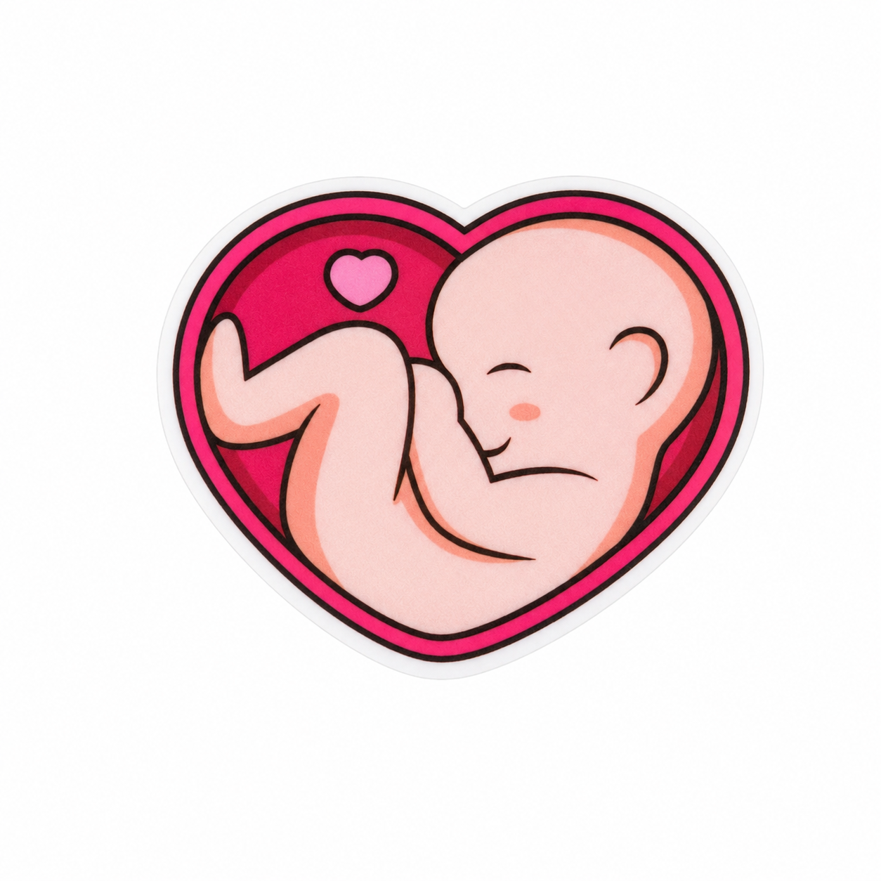 Baby In Utero | Plastic Add-On - BadgeSmith