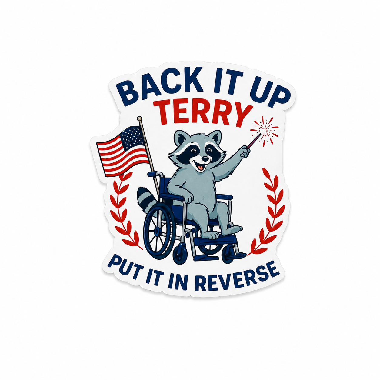 Back It Up Terry | Plastic Add-On - BadgeSmith