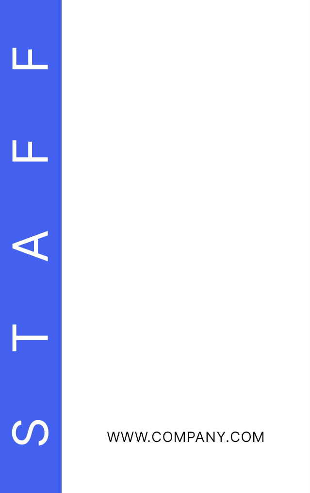 Staff Photo ID Badge - Personalized Design - BadgeSmith