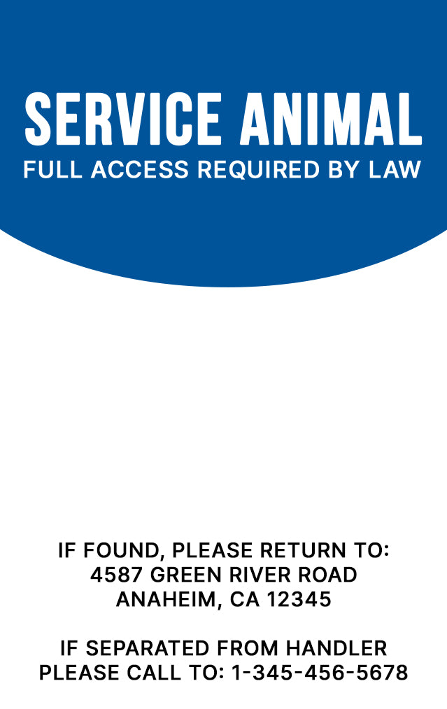 Therapy Animal ID Badge - Personalized Identification for Emotional Support Pets - BadgeSmith