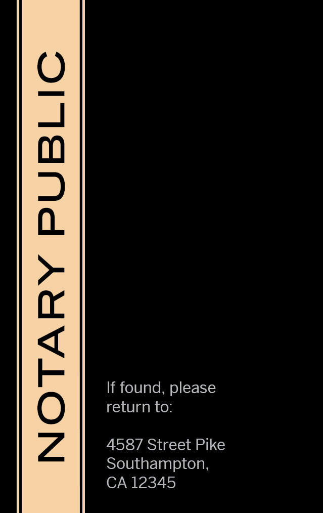 Professional Notary ID Badge - Customizable Design - BadgeSmith