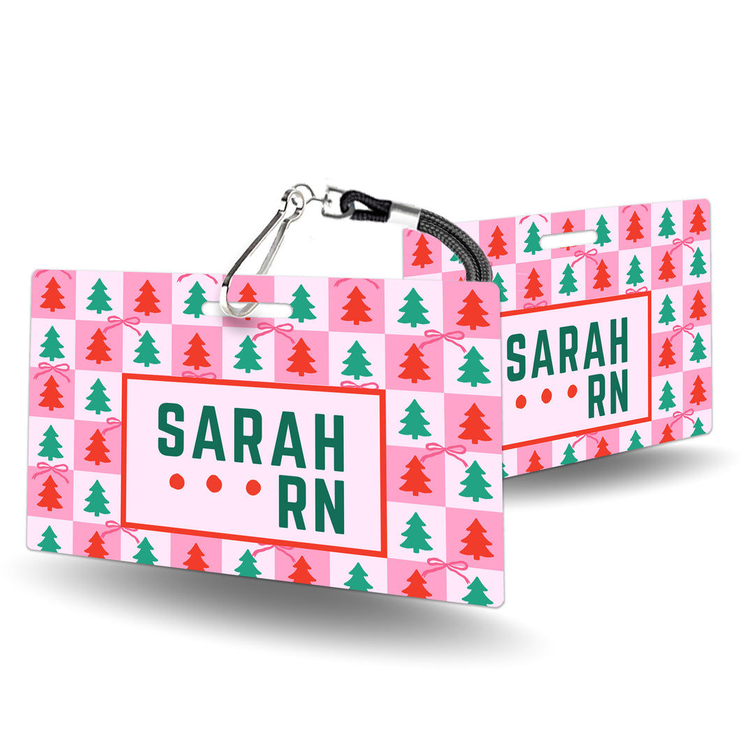 Christmas Trees Horizontal - BadgeSmith