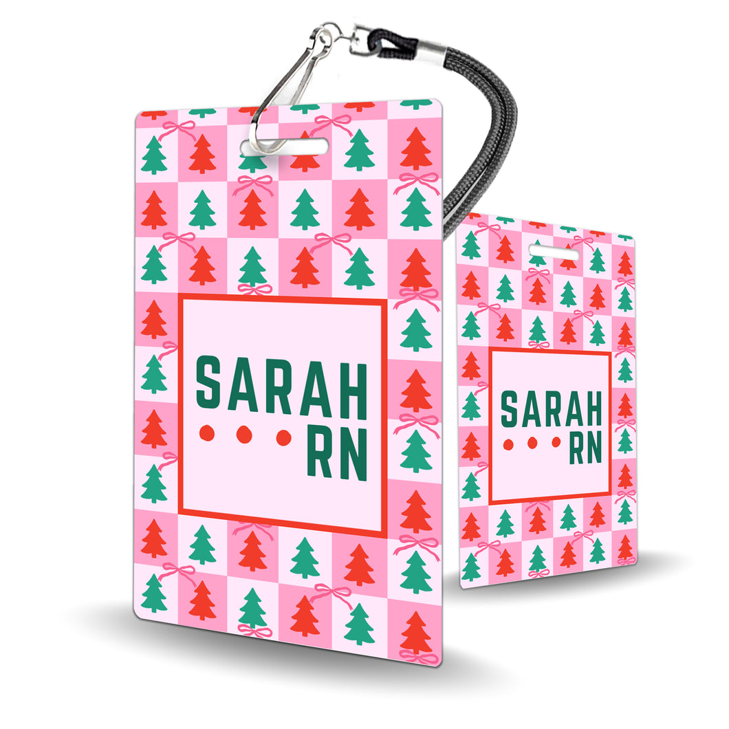 Christmas Trees Vertical - BadgeSmith